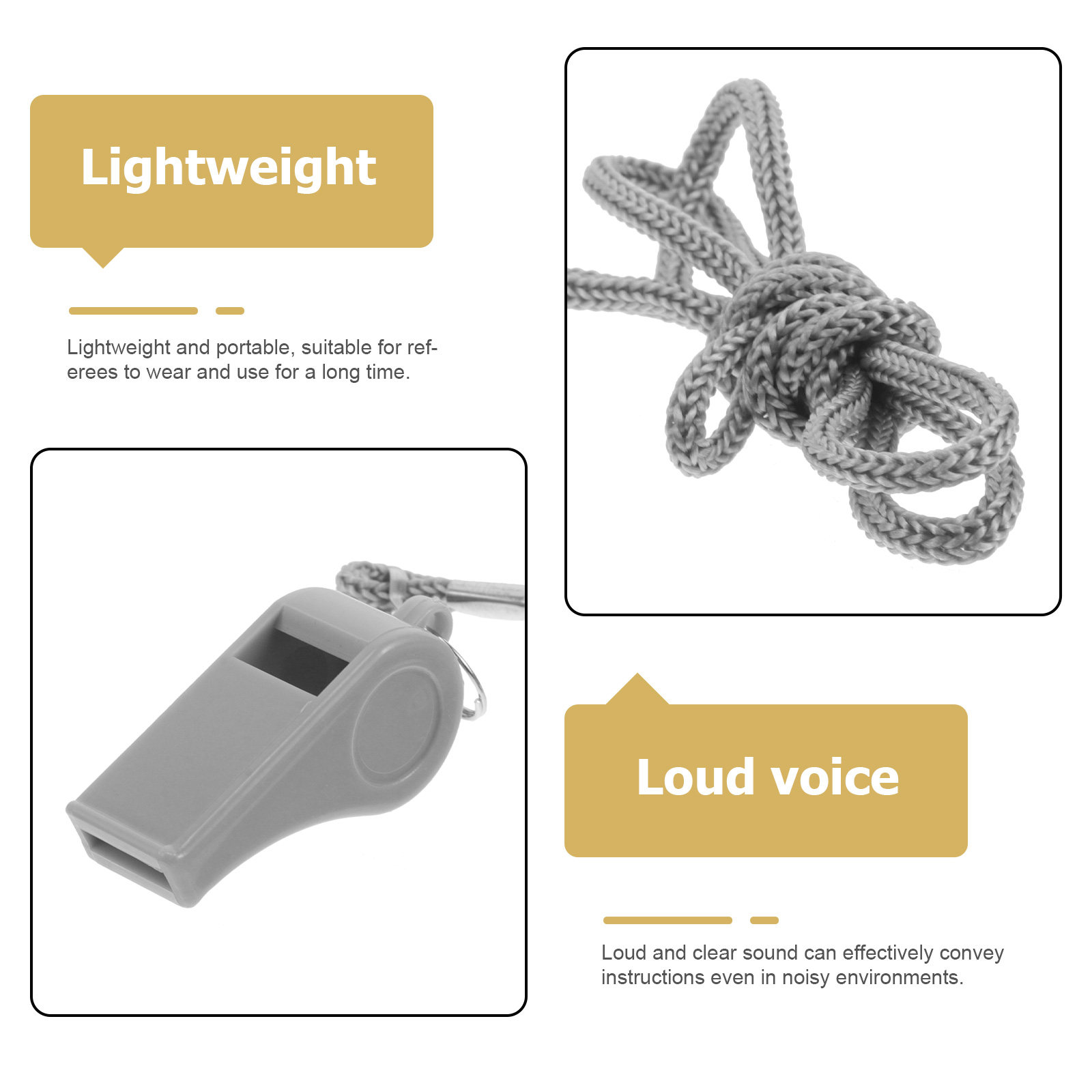 Apito de emergência de plástic - Emergency Whistle Loud avaliação e preço