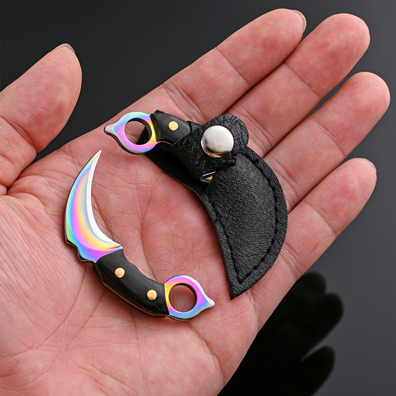 Mini faca chaveiro faca de bol - Bushcraft Knife Fixed avaliação e preço